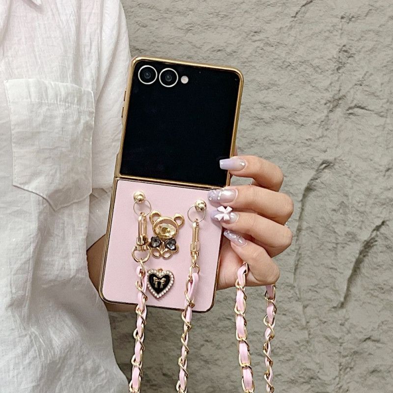 Kryt Na Samsung Galaxy Z Flip 7 Přívěsek A Řemínek