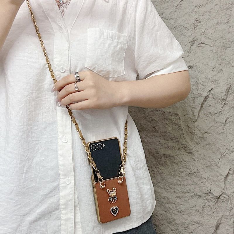 Kryt Na Samsung Galaxy Z Flip 7 Přívěsek A Řemínek