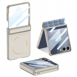 Kryt Na Samsung Galaxy Z Flip 7 S Magnetickým Uchycením Ochranou Pantu A Označením Gkk