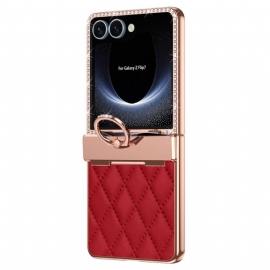 Kryt Samsung Galaxy Z Flip 7 Držák Na Prsteny A Ochranná Fólie Zadního Displeje