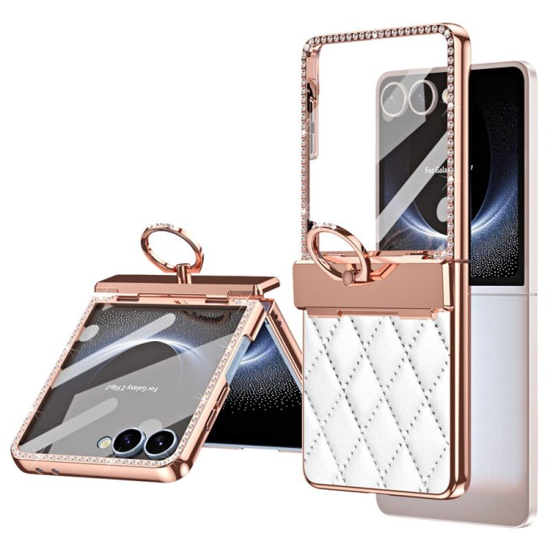 Kryt Samsung Galaxy Z Flip 7 Držák Na Prsteny A Ochranná Fólie Zadního Displeje