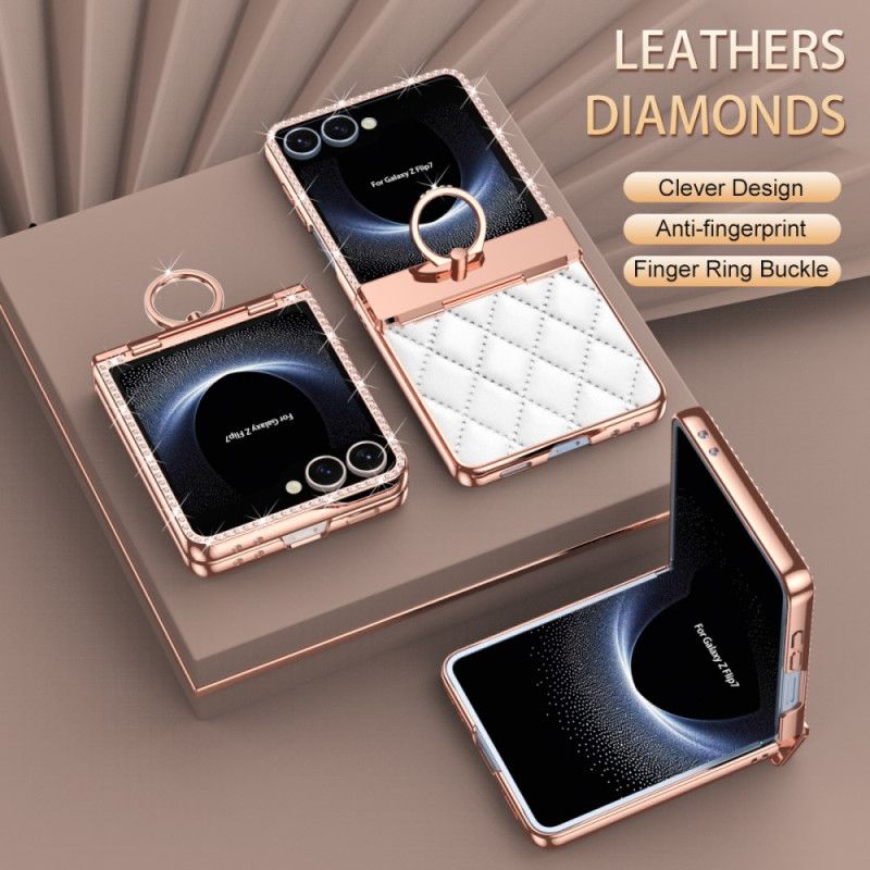 Kryt Samsung Galaxy Z Flip 7 Držák Na Prsteny A Ochranná Fólie Zadního Displeje