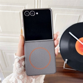 Kryt Samsung Galaxy Z Flip 7 Kompatibilní S Oranžovým Kroužkem Magsafe