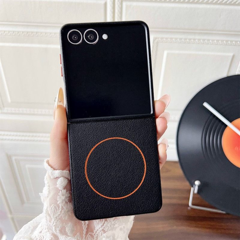 Kryt Samsung Galaxy Z Flip 7 Kompatibilní S Oranžovým Kroužkem Magsafe
