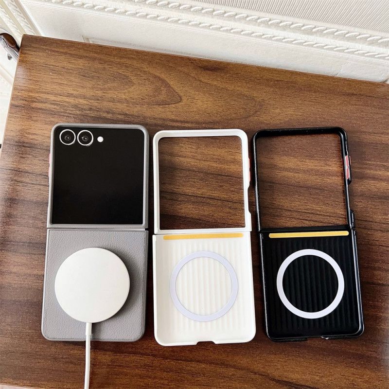 Kryt Samsung Galaxy Z Flip 7 Kompatibilní S Oranžovým Kroužkem Magsafe