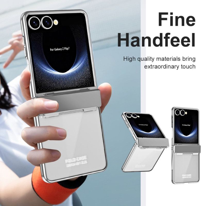 Kryt Samsung Galaxy Z Flip 7 Kovový Design S Ochranou Proti Otiskům Prstů