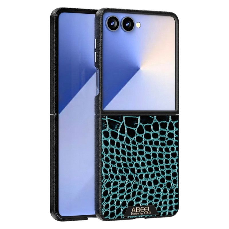Kryt Samsung Galaxy Z Flip 7 Kryty Na Mobil Kompatibilní S Magsafe Textura Krokodýla Abeel
