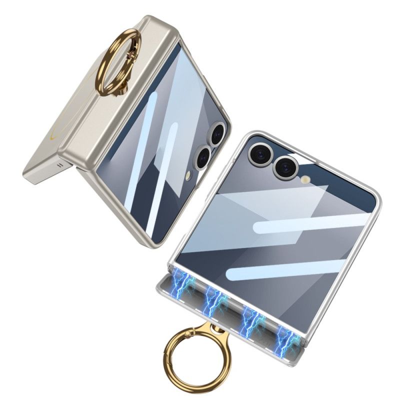 Kryt Samsung Galaxy Z Flip 7 Kryty Na Mobil Magnetické S Držákem Na Kroužek Gkk