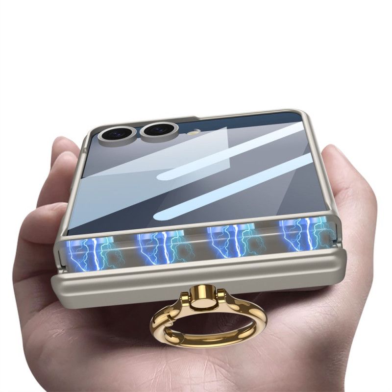 Kryt Samsung Galaxy Z Flip 7 Kryty Na Mobil Magnetické S Držákem Na Kroužek Gkk