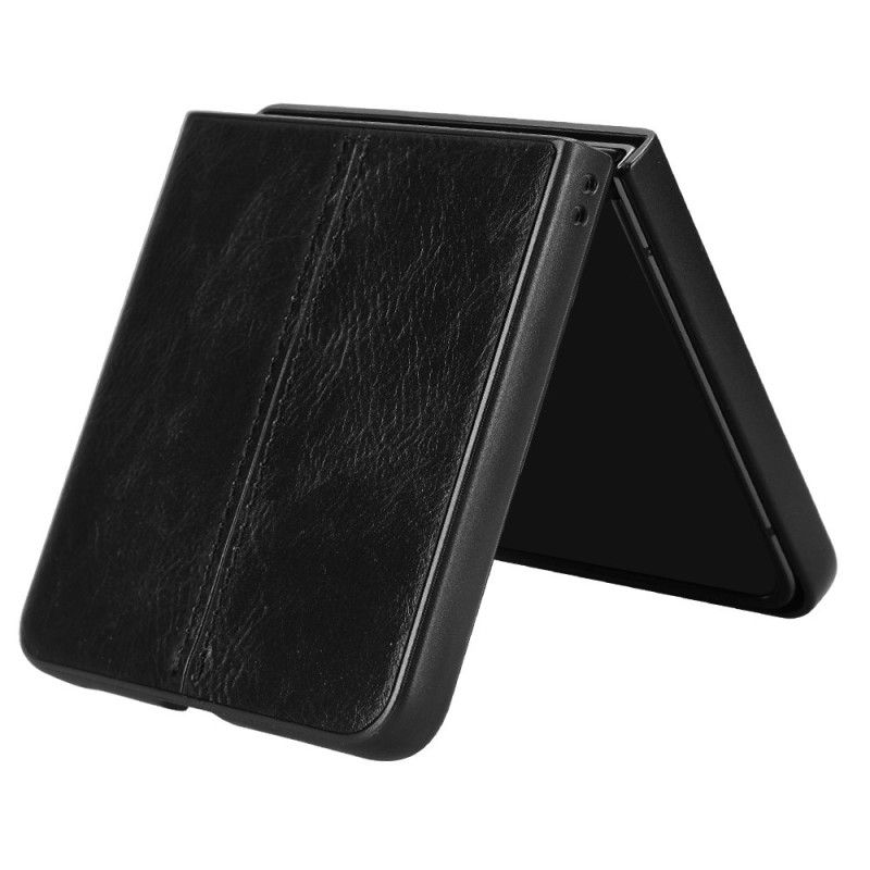 Kryt Samsung Galaxy Z Flip 7 Kryty Na Mobil Prošívaný Kožený Efekt