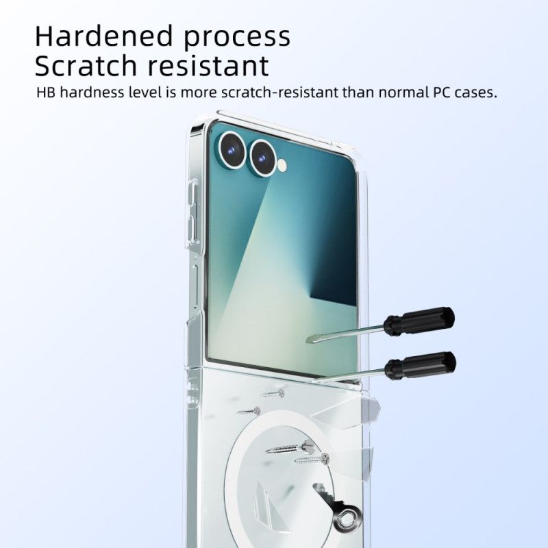 Kryt Samsung Galaxy Z Flip 7 Kryty Na Mobil Průhledný Magnetický