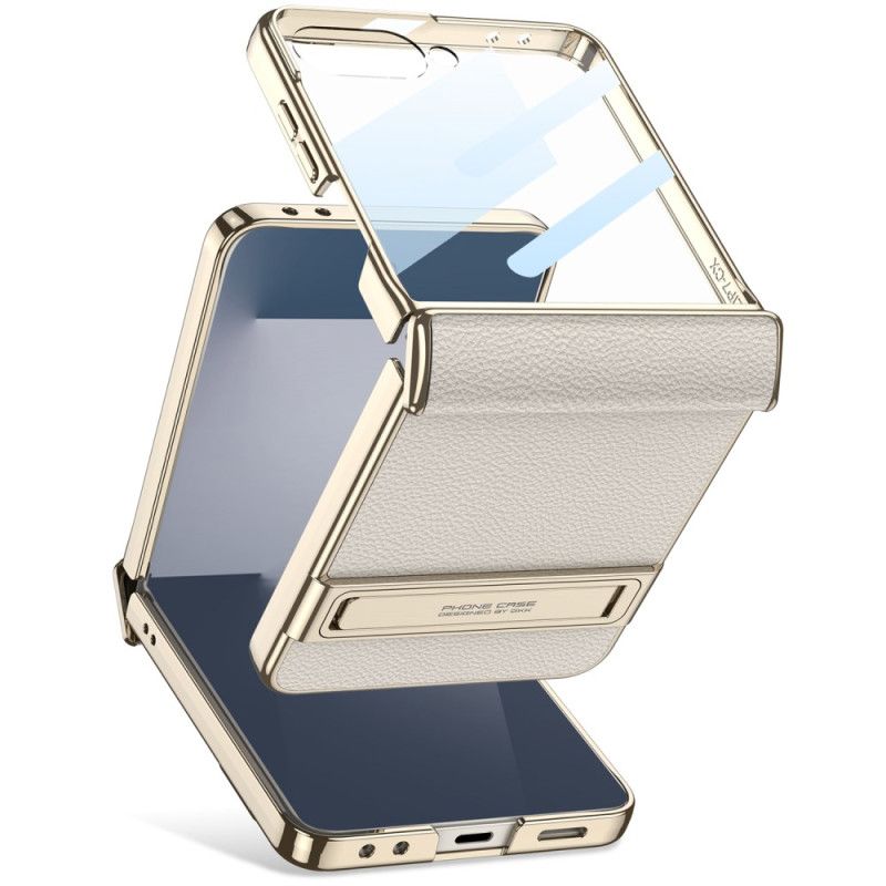 Kryt Samsung Galaxy Z Flip 7 Kryty Na Mobil Umělá Kůže A Podpora Gkk