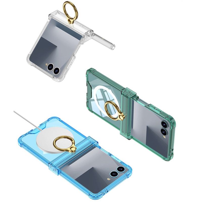 Kryt Samsung Galaxy Z Flip 7 Magnetický S Držákem Na Prsteny