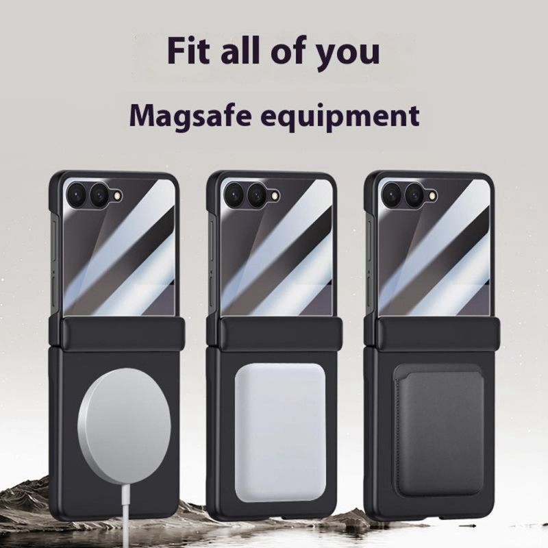 Kryt Samsung Galaxy Z Flip 7 Magnetický S Kovovým Efektem