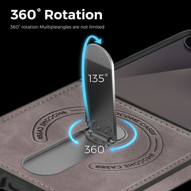 Kryt Samsung Galaxy Z Flip 7 Magnetický S Otočným Stojánkem