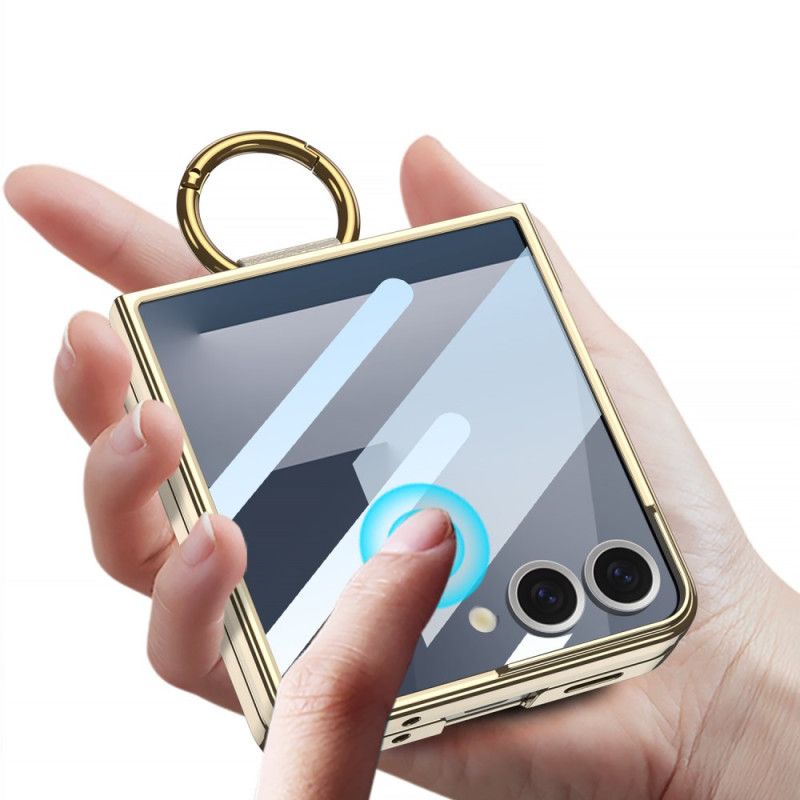 Kryt Samsung Galaxy Z Flip 7 Ochranná Fólie Na Displej A Držák Na Prsteny Gkk