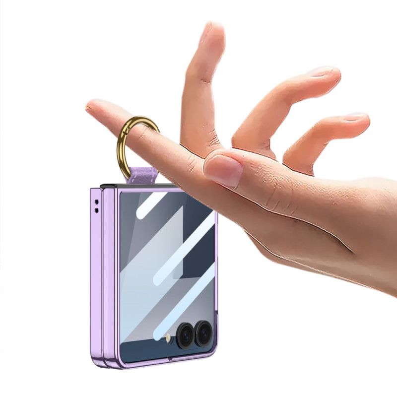 Kryt Samsung Galaxy Z Flip 7 Ochranná Fólie Na Displej A Držák Na Prsteny Gkk