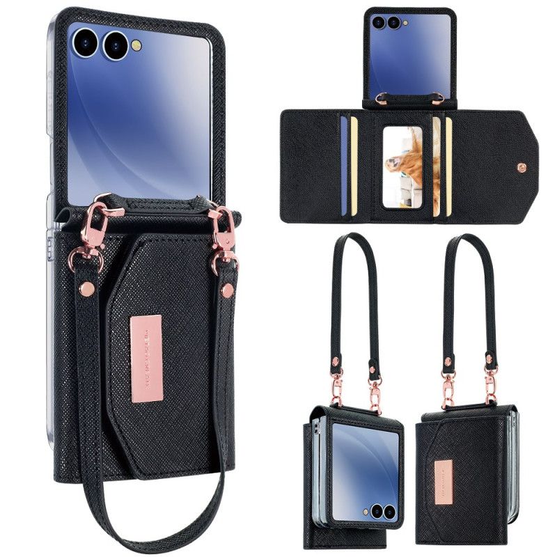 Kryt Samsung Galaxy Z Flip 7 Peněženka A Popruh