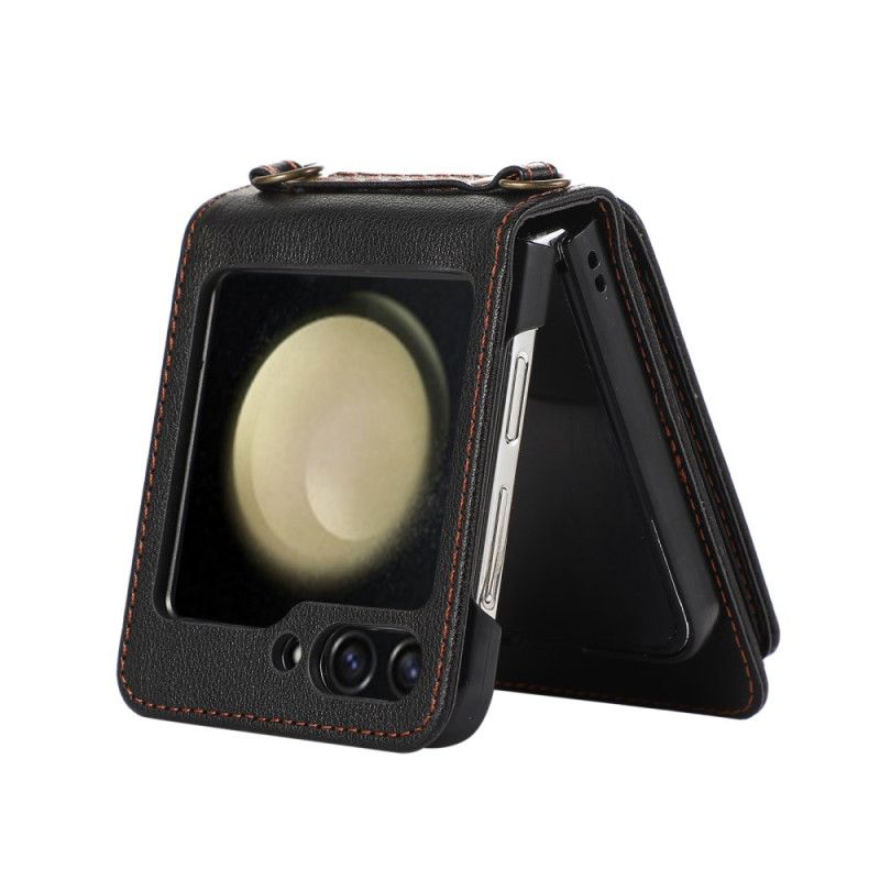 Kryt Samsung Galaxy Z Flip 7 Pouzdro Na Karty A Ramenní Popruh