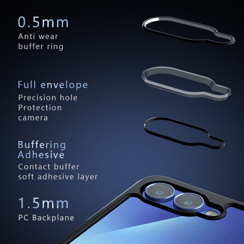 Kryt Samsung Galaxy Z Flip 7 Průhledná Černá