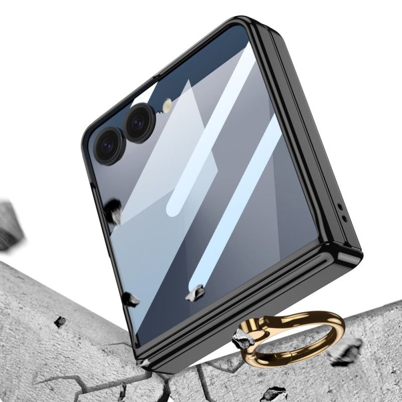 Kryt Samsung Galaxy Z Flip 7 Průhledný Se Stojánkem A Magnetickou Ochranou Gkk