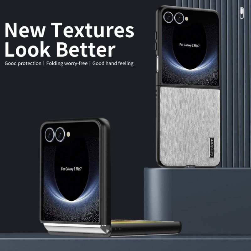 Kryt Samsung Galaxy Z Flip 7 Textura Dřeva