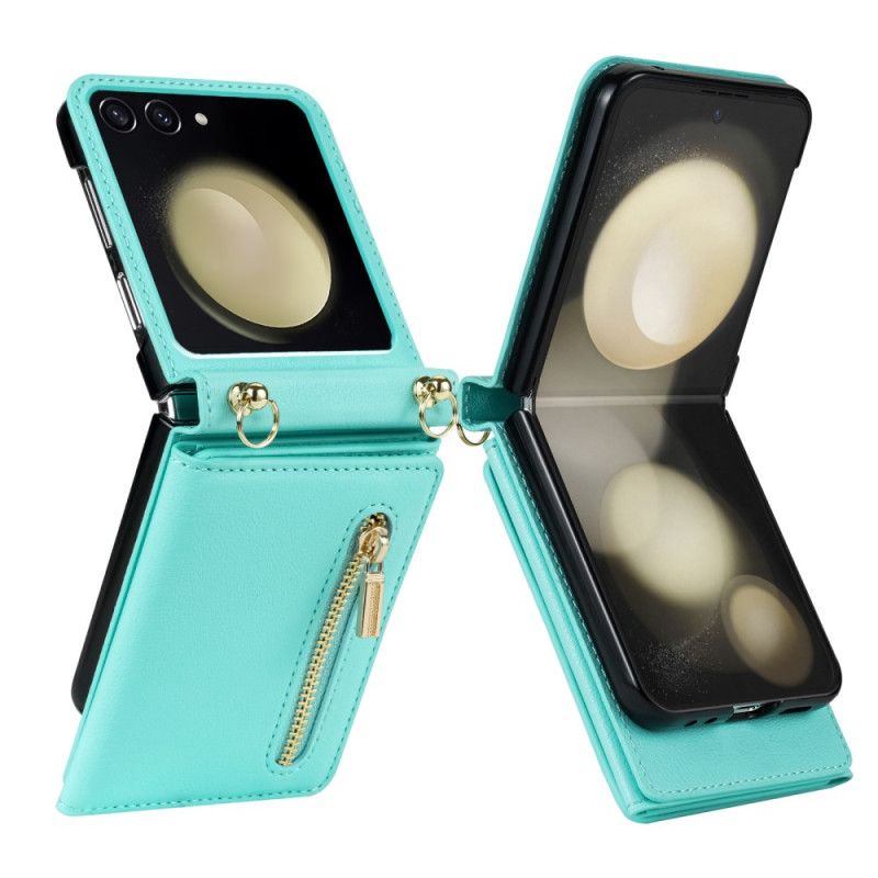 Pouzdro Na Samsung Galaxy Z Flip 7 Peněženka S Rfid A Ramenní Popruh