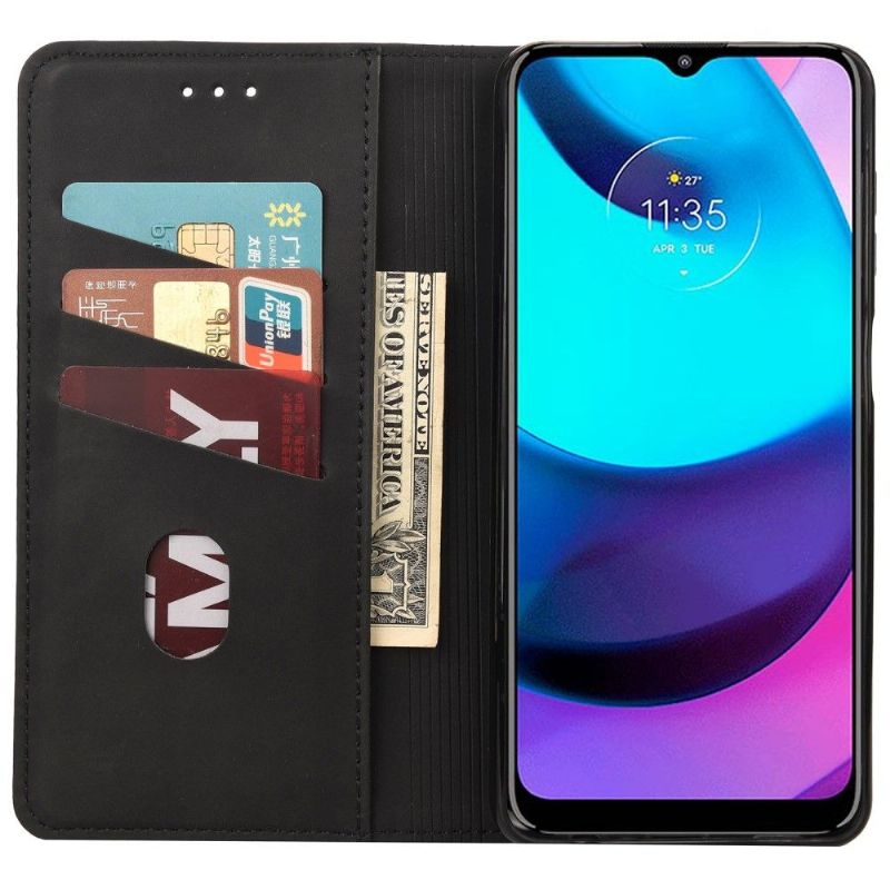 Flipové Pouzdro Na Motorola Moto E20 / E30 / E40 Báječná Umělá Kůže