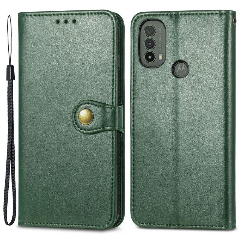 Flipové Pouzdro Na Motorola Moto E20 / E30 / E40 Držák Karty Indila Z Umělé Kůže
