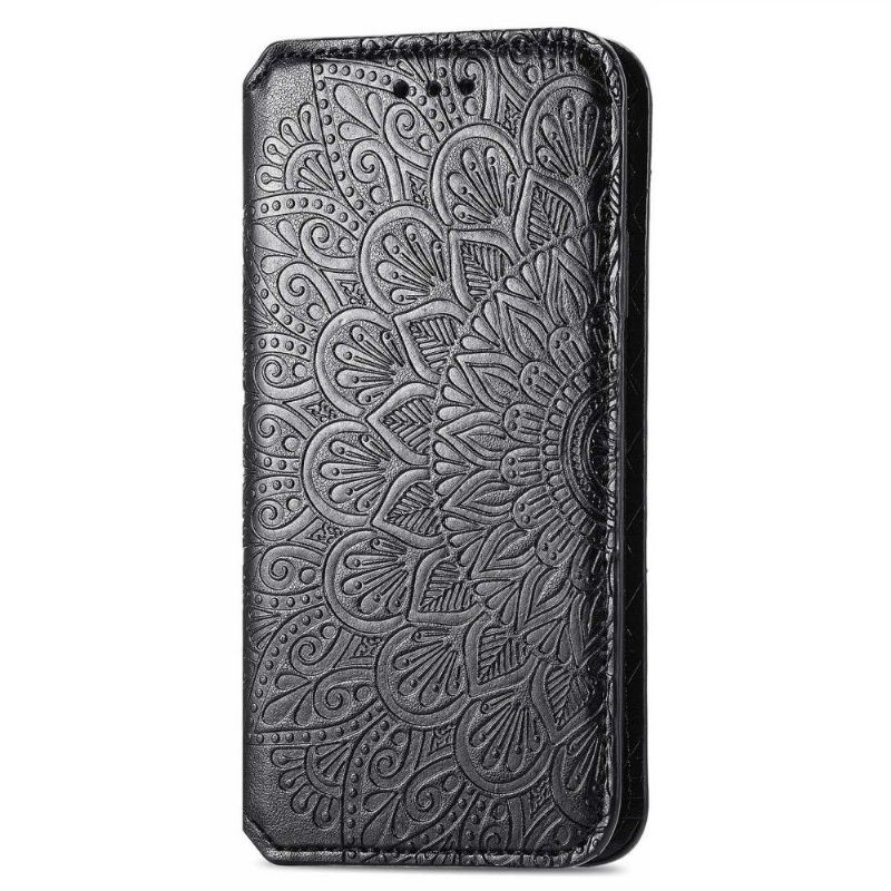 Flipové Pouzdro Na Motorola Moto E20 / E30 / E40 Kožené Pouzdro Flip Chic Mandala