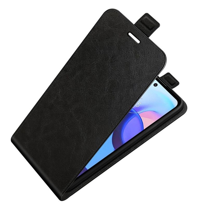 Flipové Pouzdro Na Motorola Moto E20 / E30 / E40 Kožené Pouzdro Vertikální Umělá Kůže