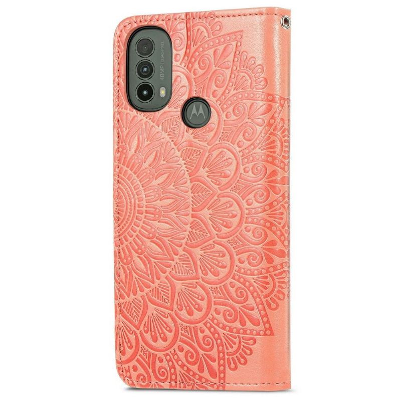 Flipové Pouzdro Na Motorola Moto E20 / E30 / E40 List Mandaly
