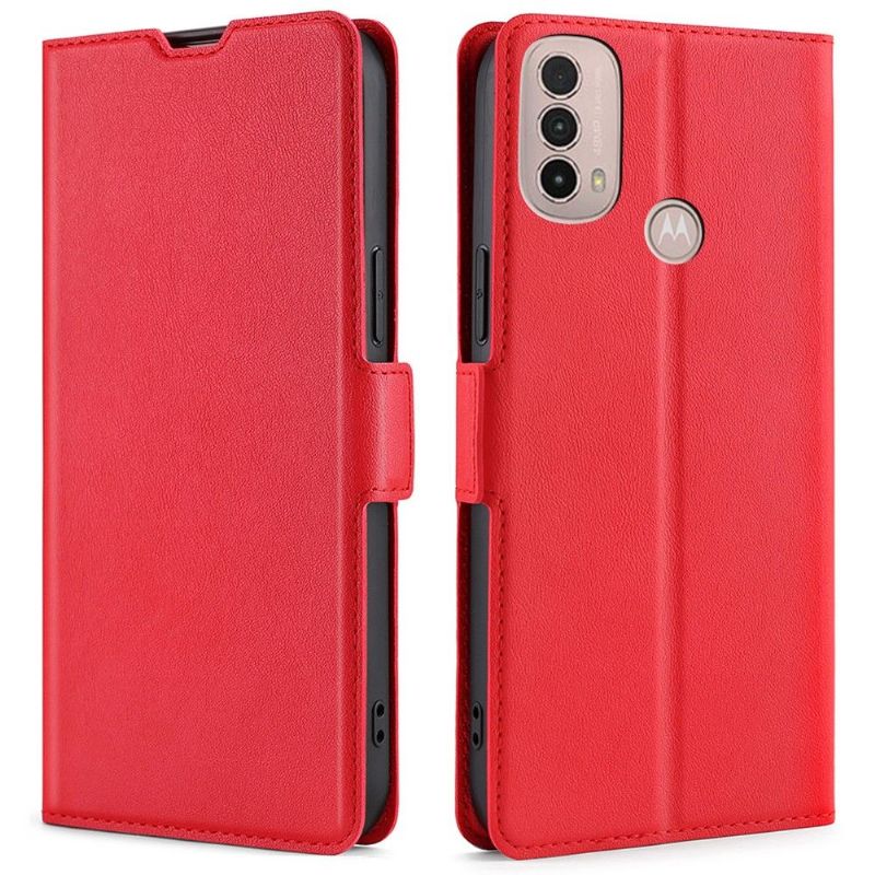 Flipové Pouzdro Na Motorola Moto E20 / E30 / E40 Minimalistický Obchod S Umělou Kůží