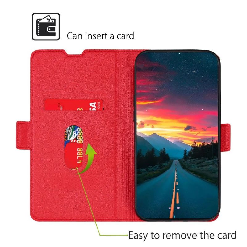 Flipové Pouzdro Na Motorola Moto E20 / E30 / E40 Minimalistický Obchod S Umělou Kůží