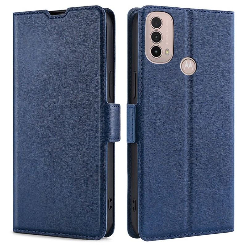 Flipové Pouzdro Na Motorola Moto E20 / E30 / E40 Minimalistický Obchod S Umělou Kůží