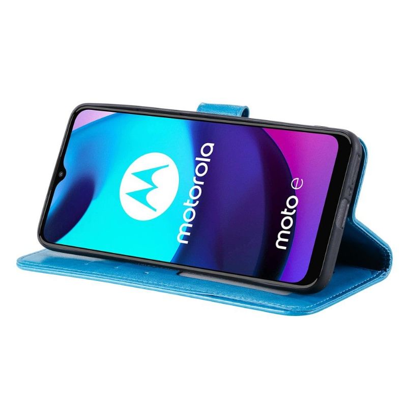 Flipové Pouzdro Na Motorola Moto E20 / E30 / E40 Sluneční Mandala
