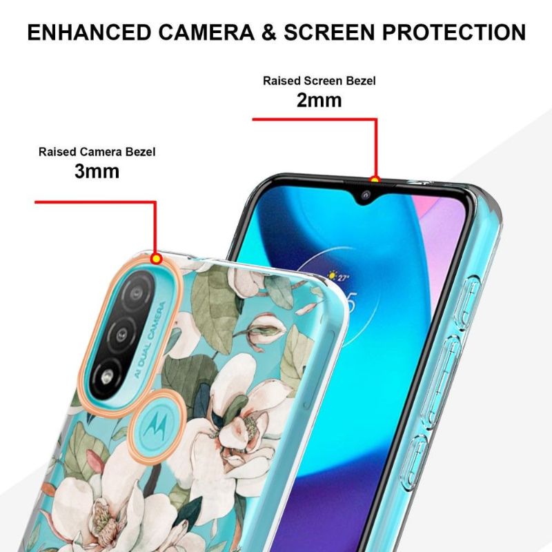 Kryt Na Motorola Moto E20 / E30 / E40 Gardenia Bílý Květ