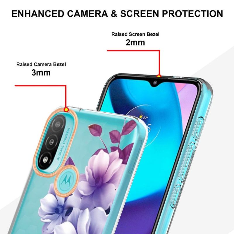 Kryt Na Motorola Moto E20 / E30 / E40 Květ Begonie