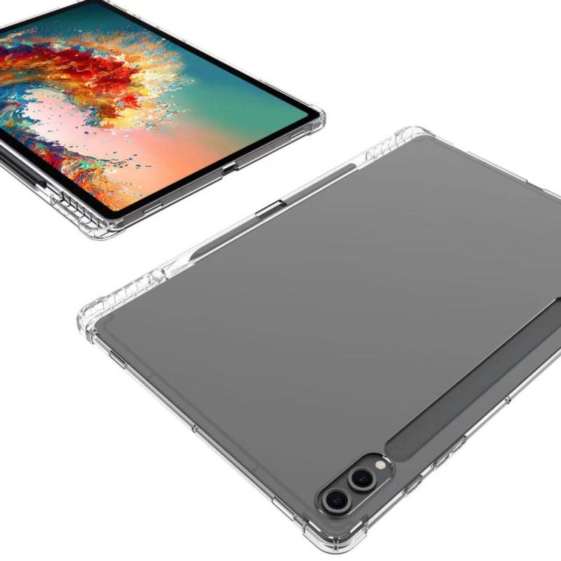 Kryt Samsung Galaxy Tab S10 Plus Zesílený Průhledný S Držákem Stylusu
