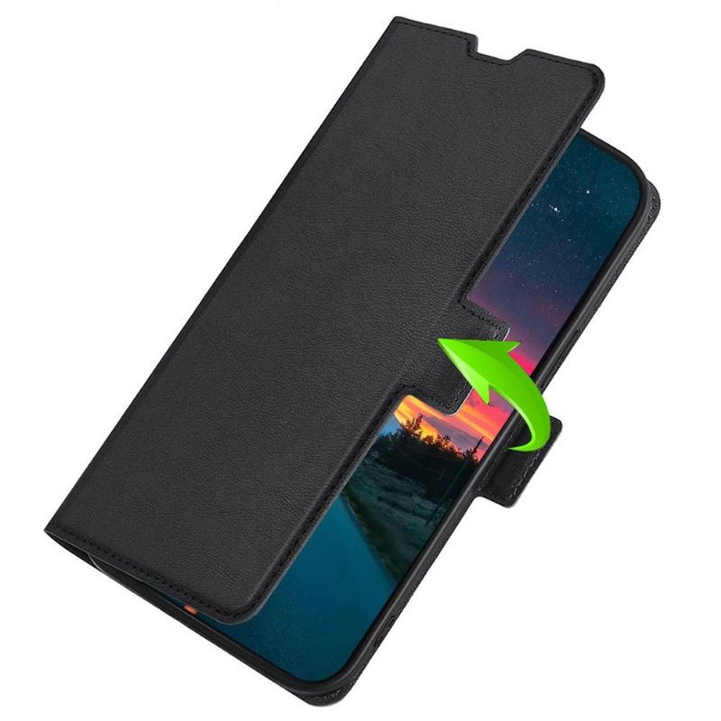 Flipové Pouzdro Na Vivo X80 Pro Minimalistický Obchod S Umělou Kůží