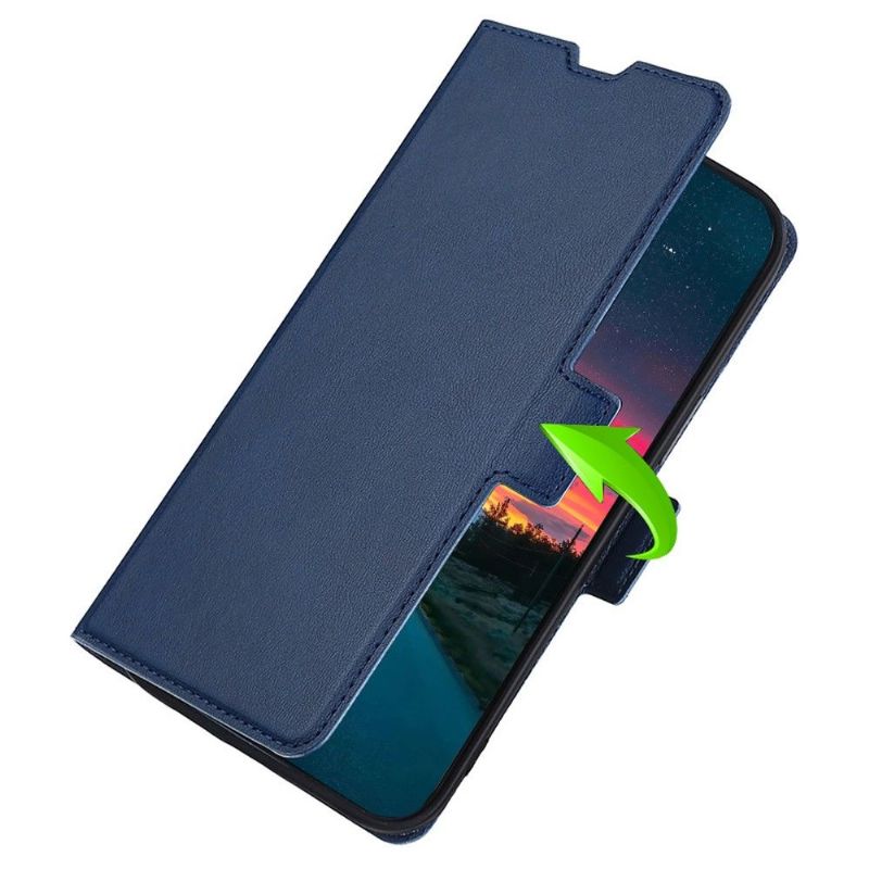 Flipové Pouzdro Na Vivo X80 Pro Minimalistický Obchod S Umělou Kůží