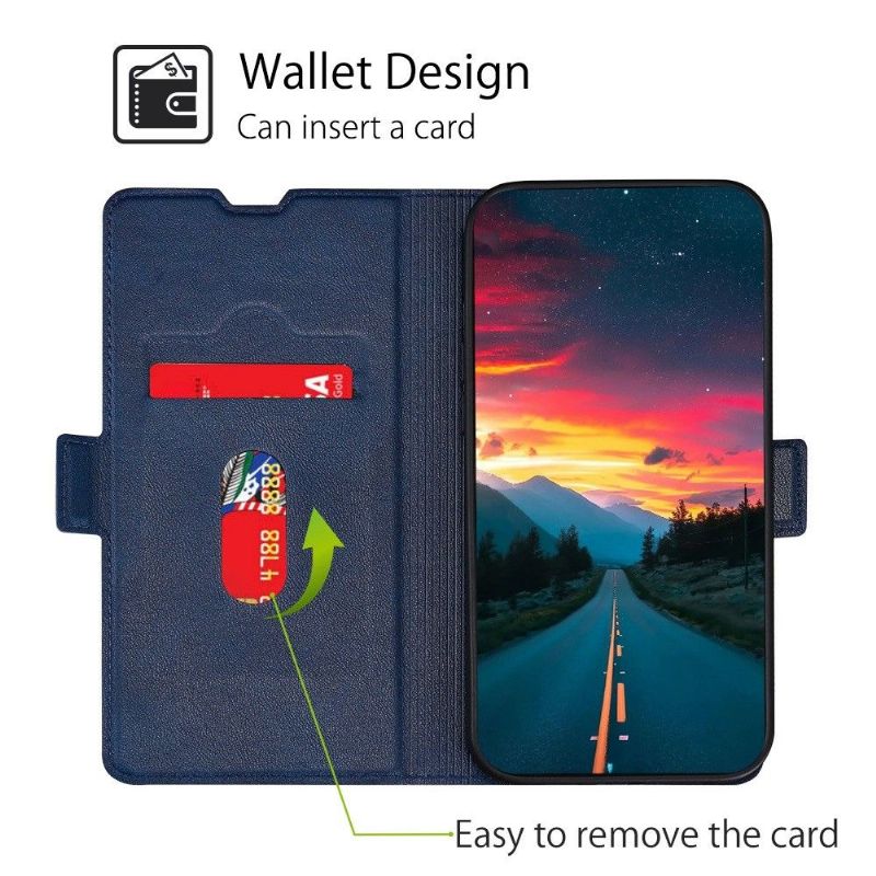 Flipové Pouzdro Na Vivo X80 Pro Minimalistický Obchod S Umělou Kůží