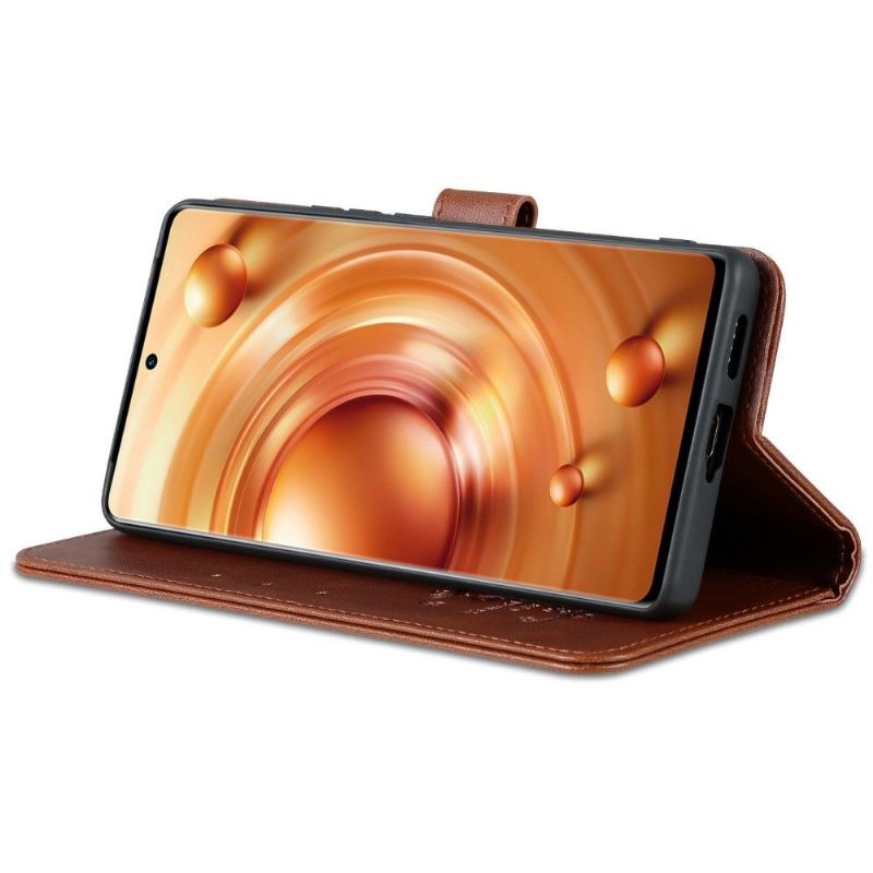 Flipové Pouzdro Na Vivo X80 Pro Umělá Kůže Azns