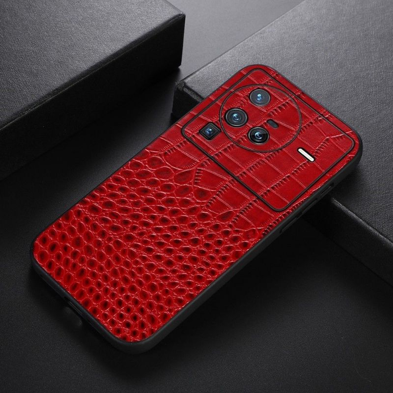 Kryt Na Vivo X80 Pro Kůže Colette Croc Effect