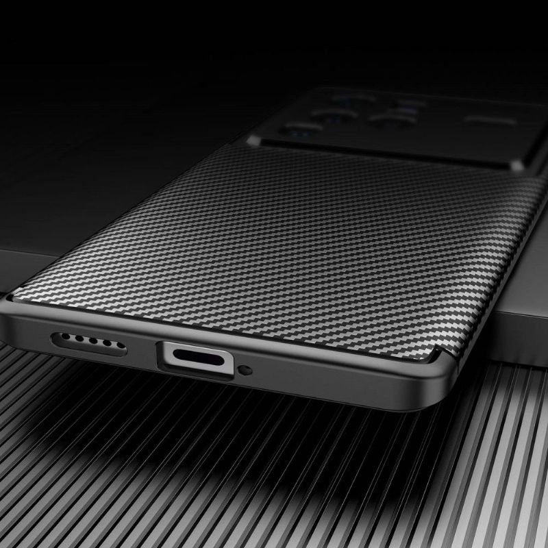 Kryt Na Vivo X80 Pro Styl Uhlíkových Vláken