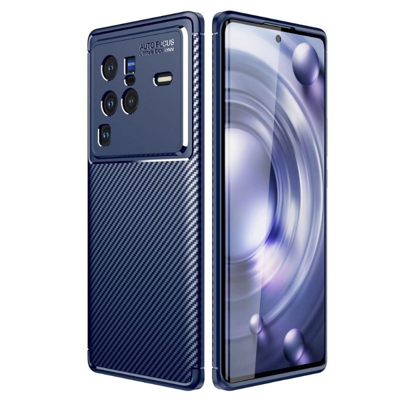 Kryt Na Vivo X80 Pro Styl Uhlíkových Vláken