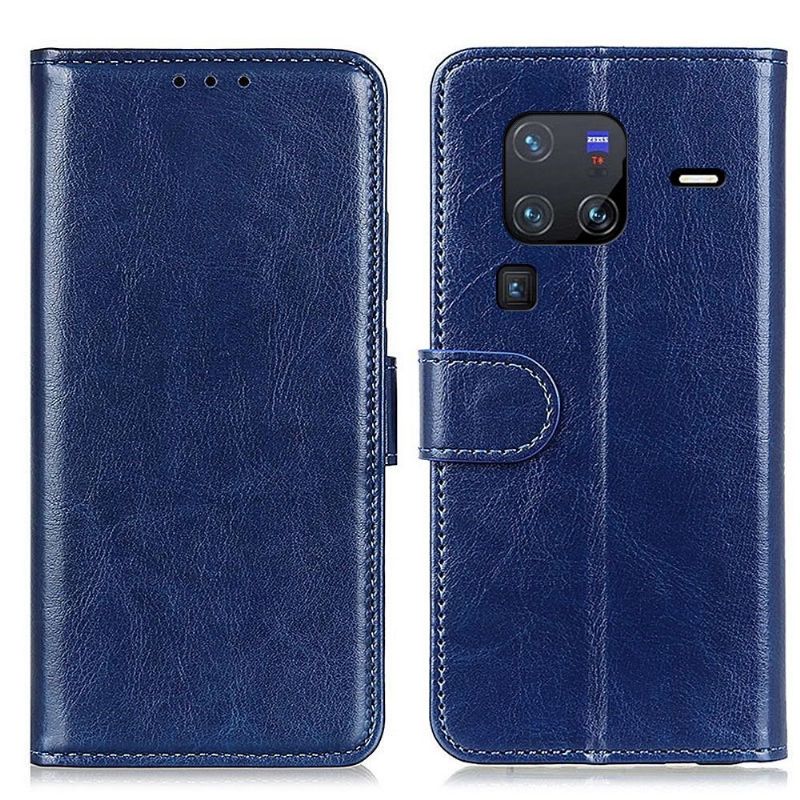 Pouzdra Na Vivo X80 Pro Flipové Pouzdro Funkce Stojanu Z Umělé Kůže