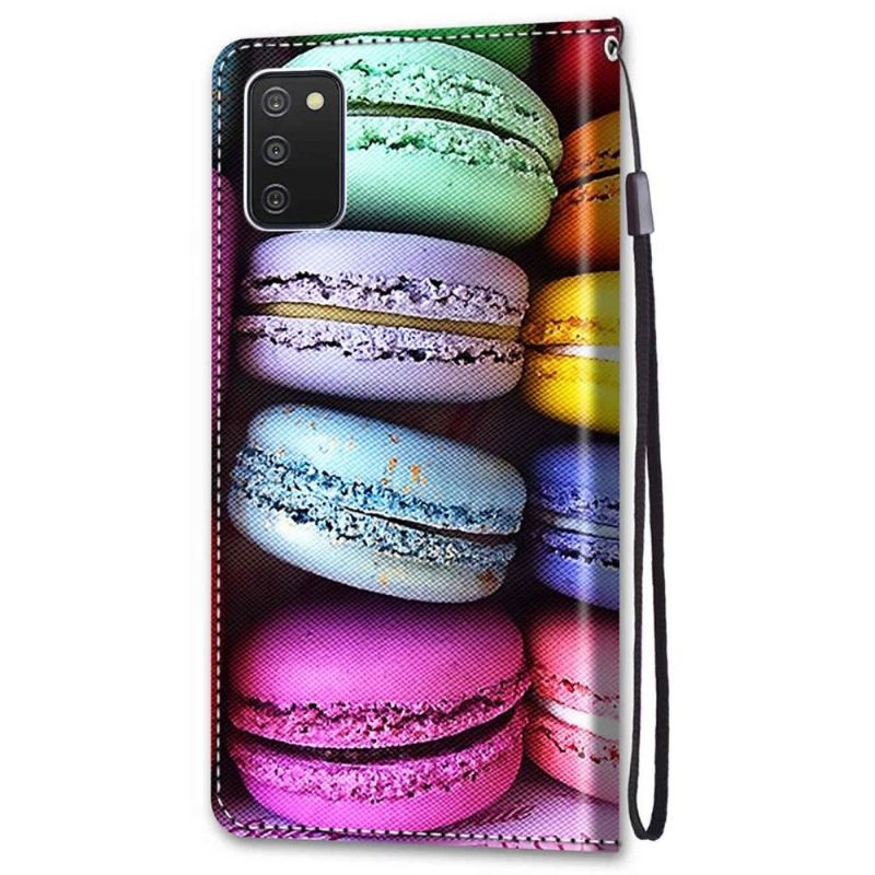 Flipové Pouzdro Na Samsung Galaxy A03s Makronky