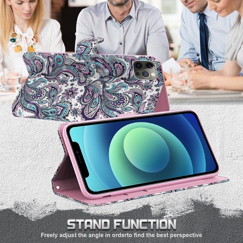 Flipové Pouzdro Na Samsung Galaxy A03s Paisley Flower