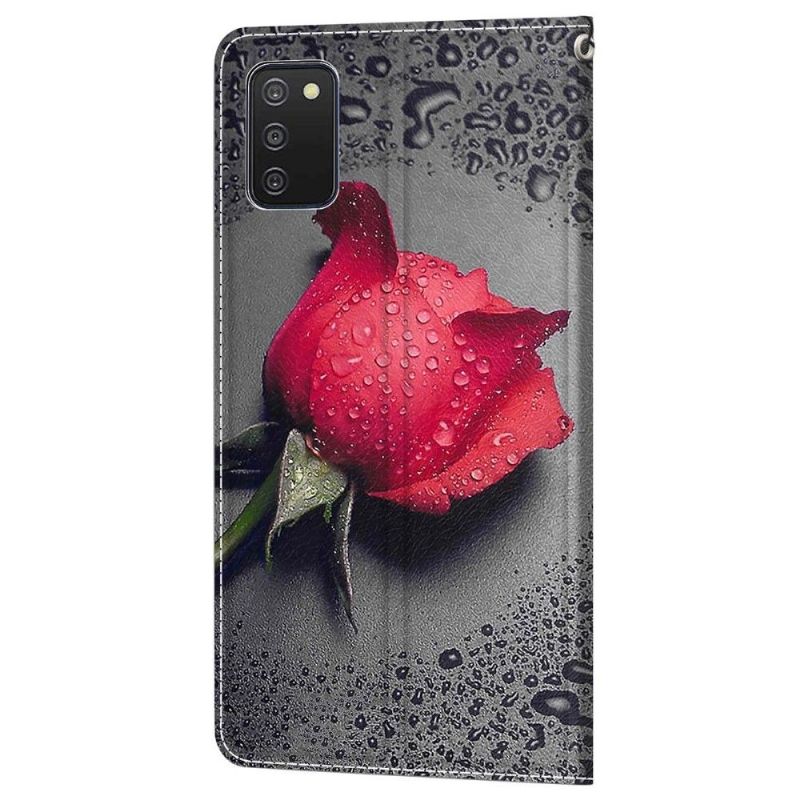 Kožené Pouzdro Na Samsung Galaxy A03s Růžová